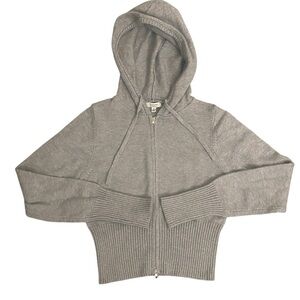 Gray Hooded Men's Sweater